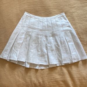REFORMATION Mini Pleated Skirt
